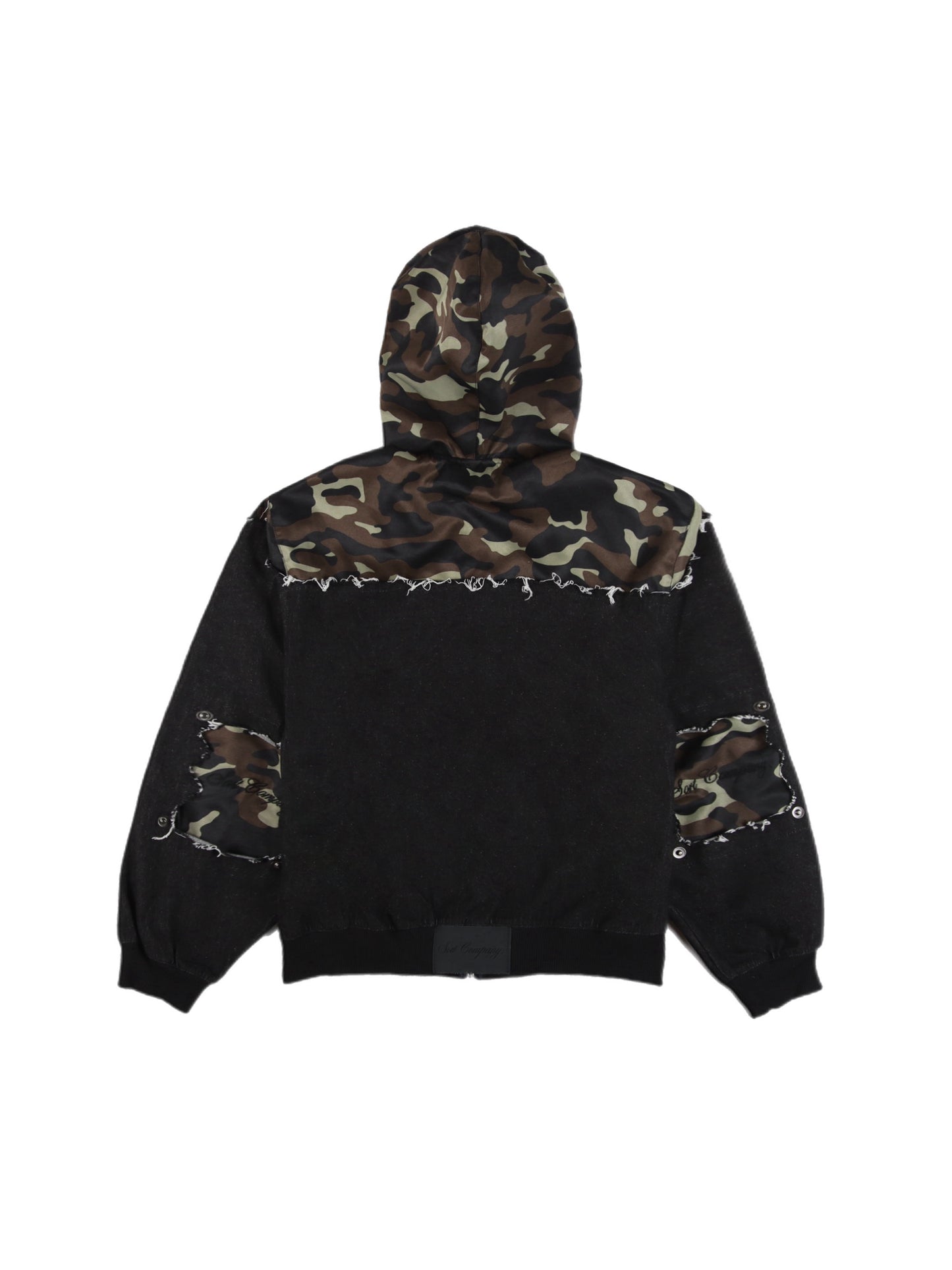 Camo Zip Jacket Dark Gray