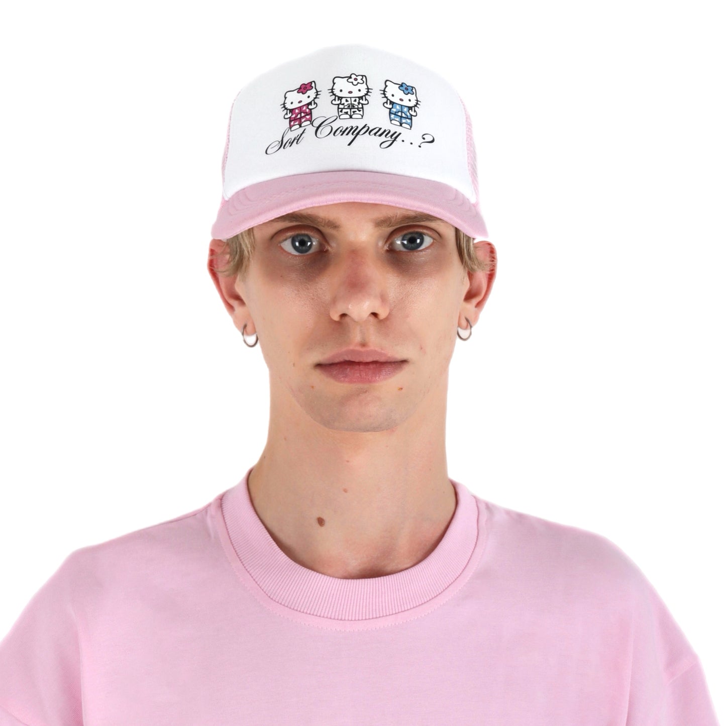 Kitties Trucker Cap Pink