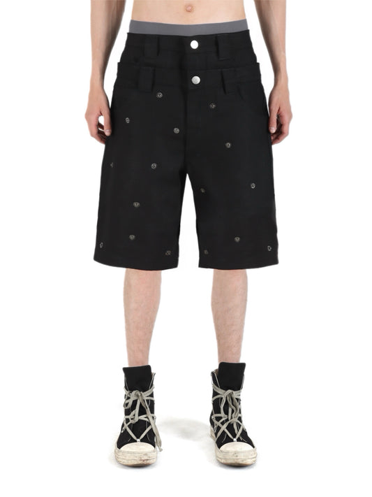 Metal Shorts Black