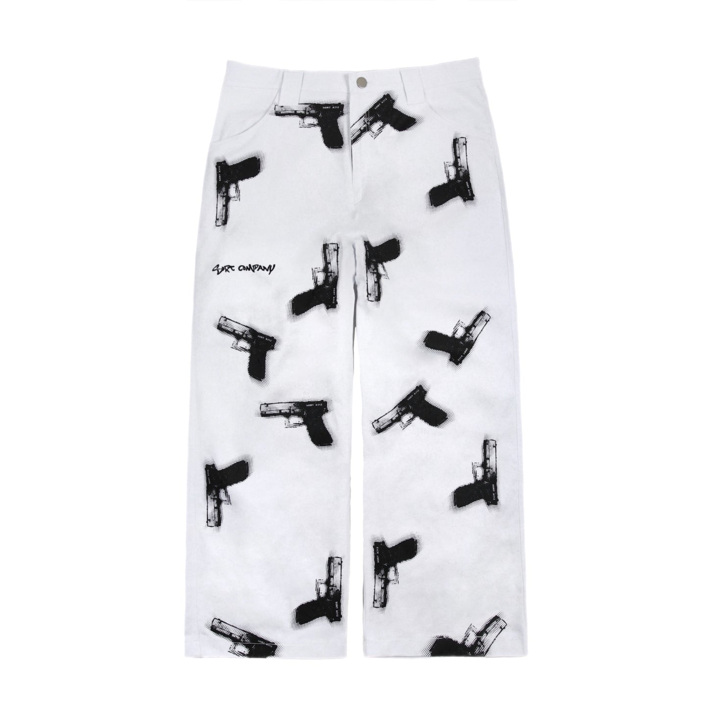 GLOCKS Jeans White
