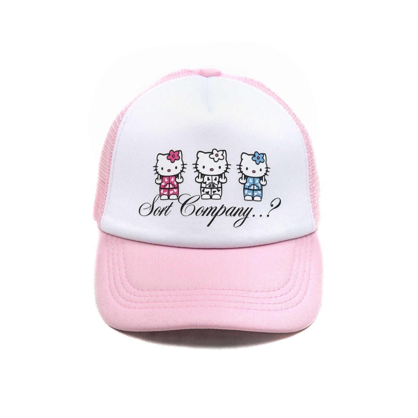 Kitties Trucker Cap Pink