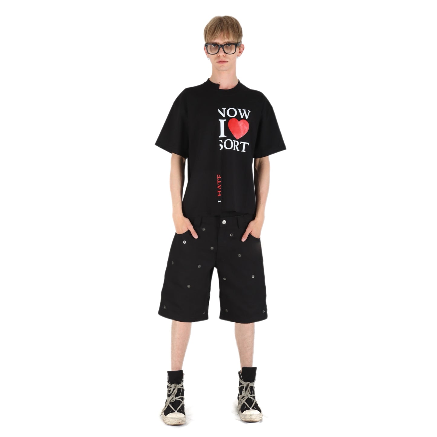 Metal Shorts Black