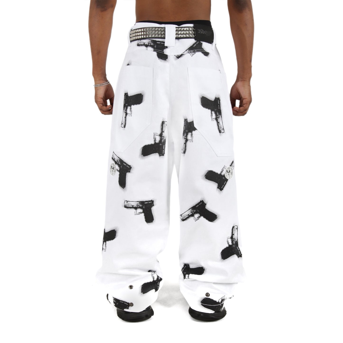 GLOCKS Jeans White