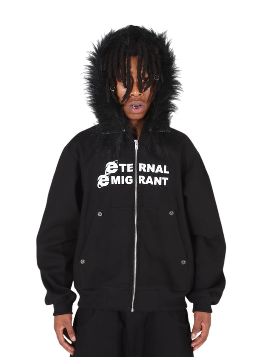 Emigrant Zip Jacket Black