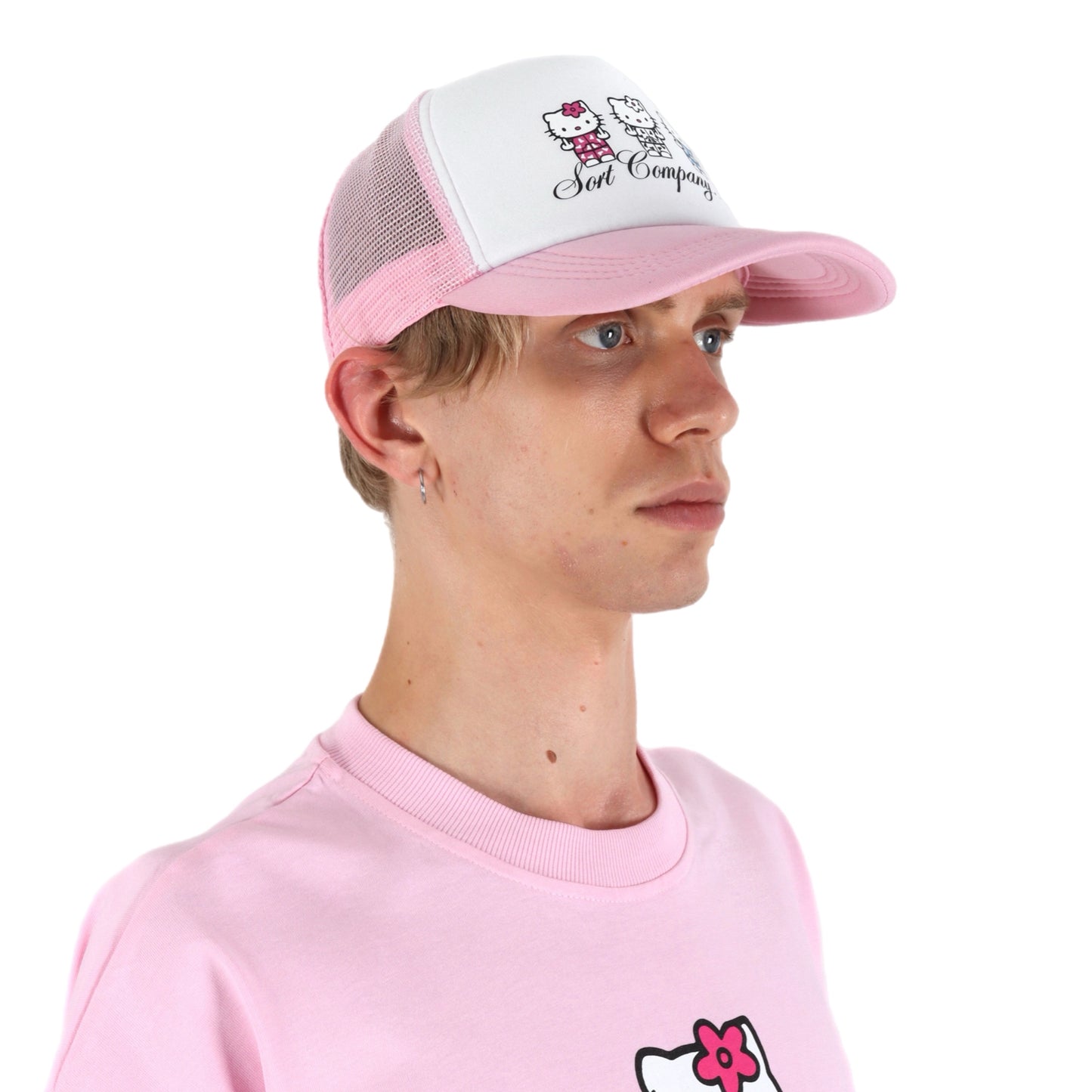 Kitties Trucker Cap Pink