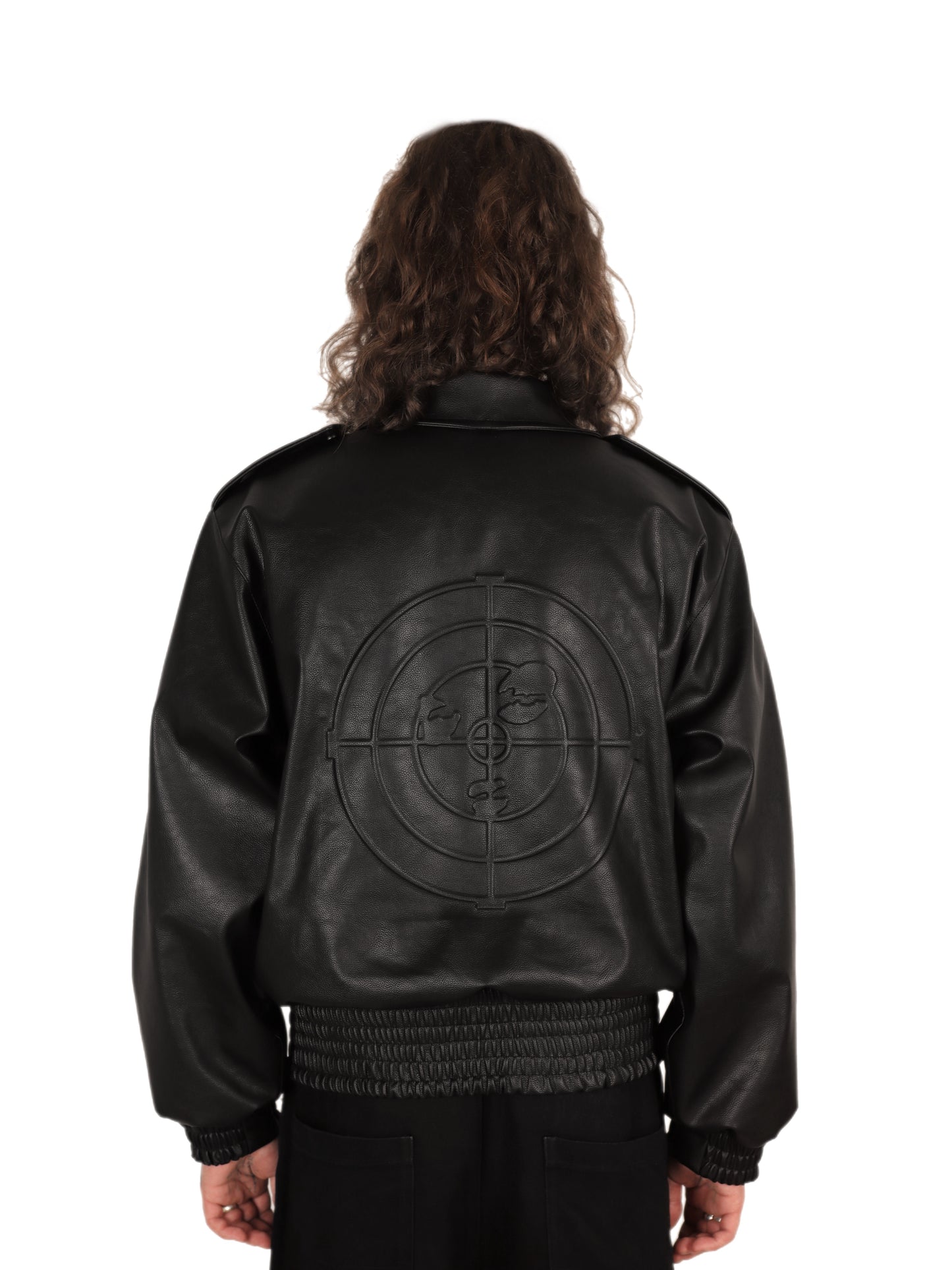 Rage Leather Jacket Black
