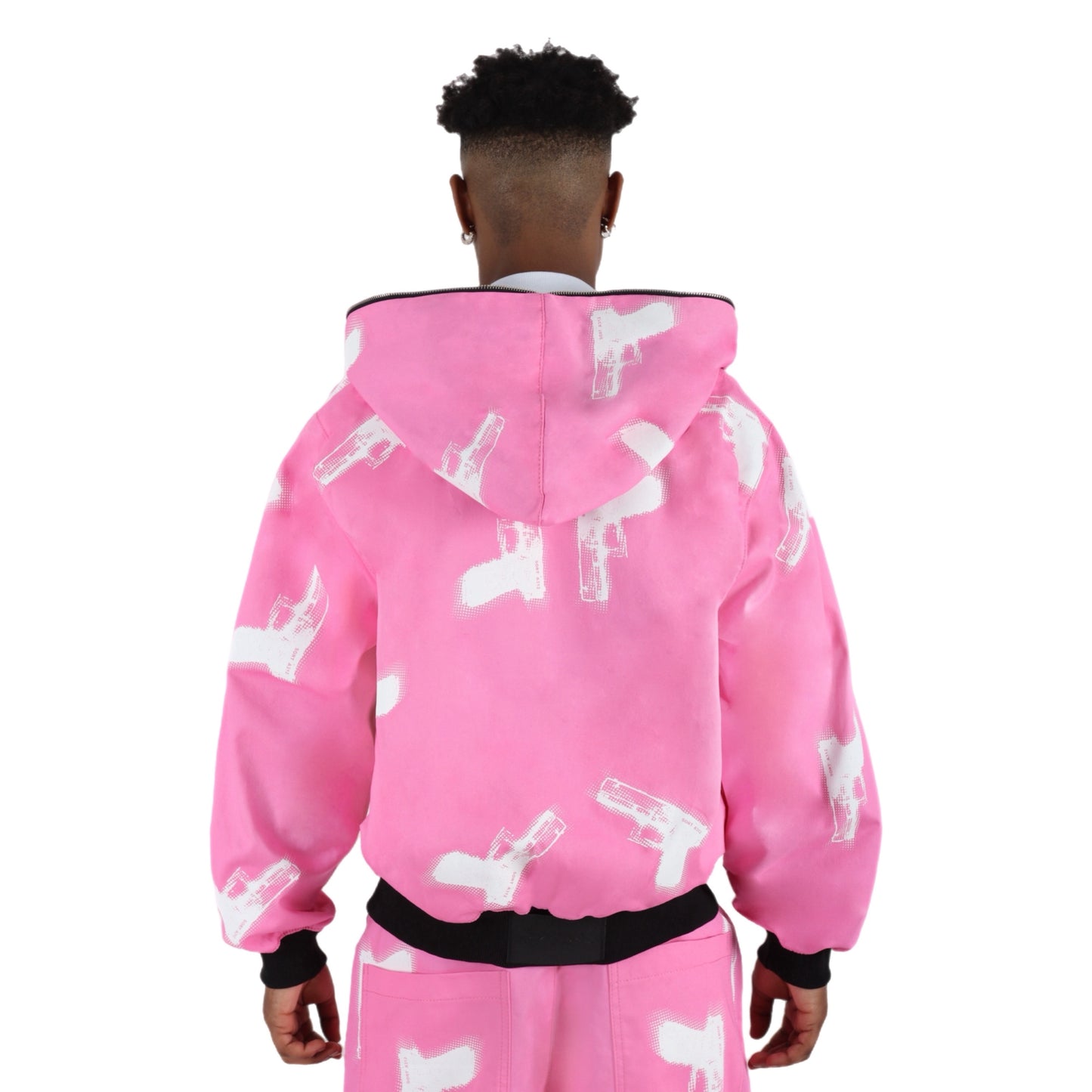 GLOCKS Full Zip Jacket Pink