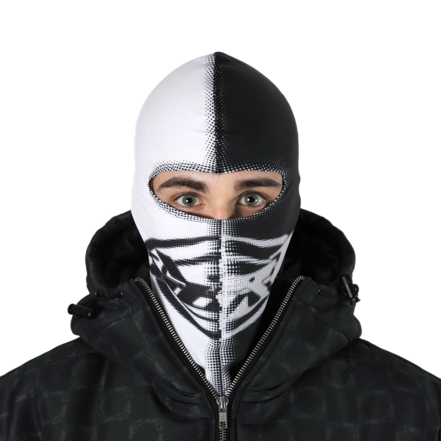 DOUBLE G Ski Mask Black/White