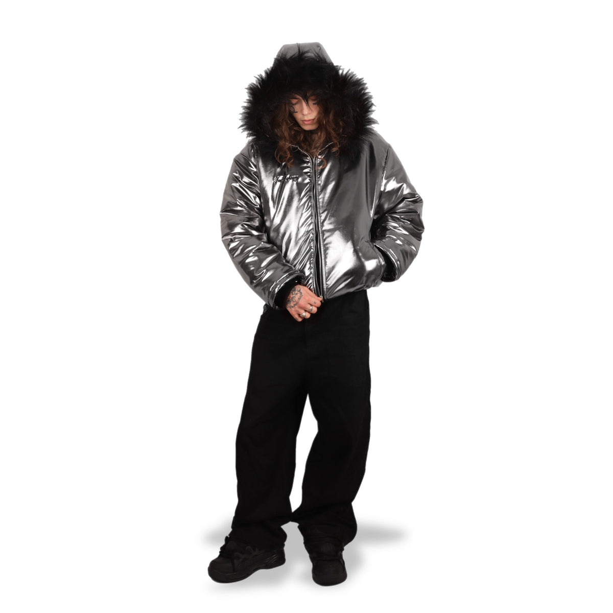 Chrome Puffer Jacket