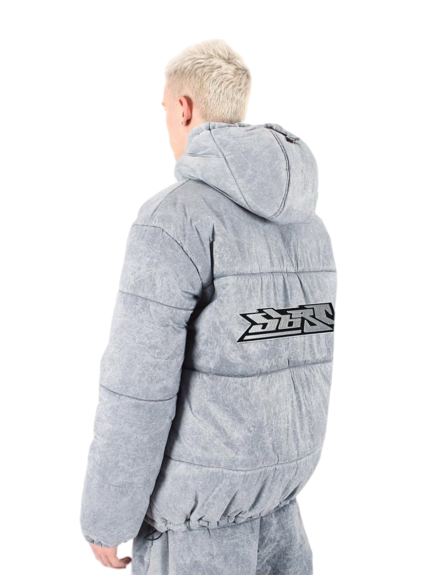 Scratch Puffer Jacket Gray