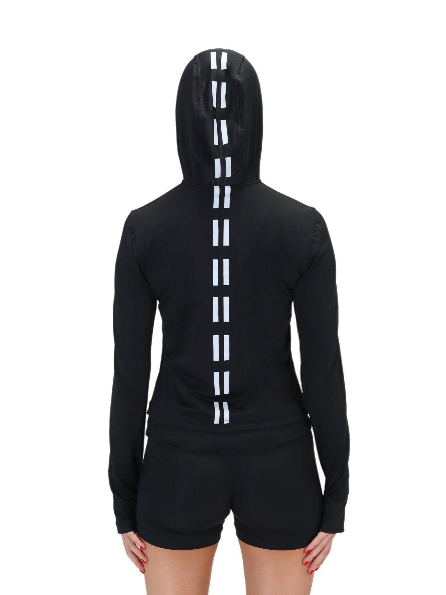 Way Suit (Slim Hoodie + Shorts) Black