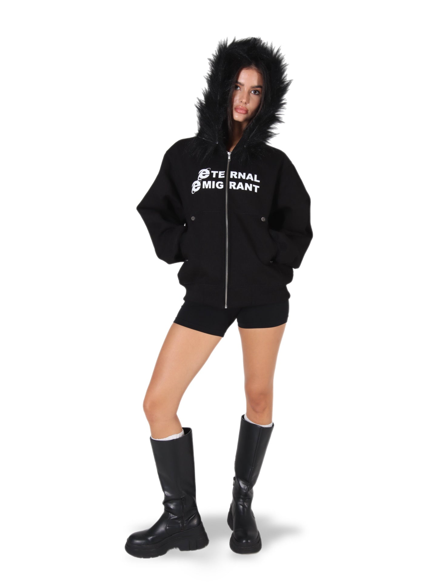Emigrant Zip Jacket Black