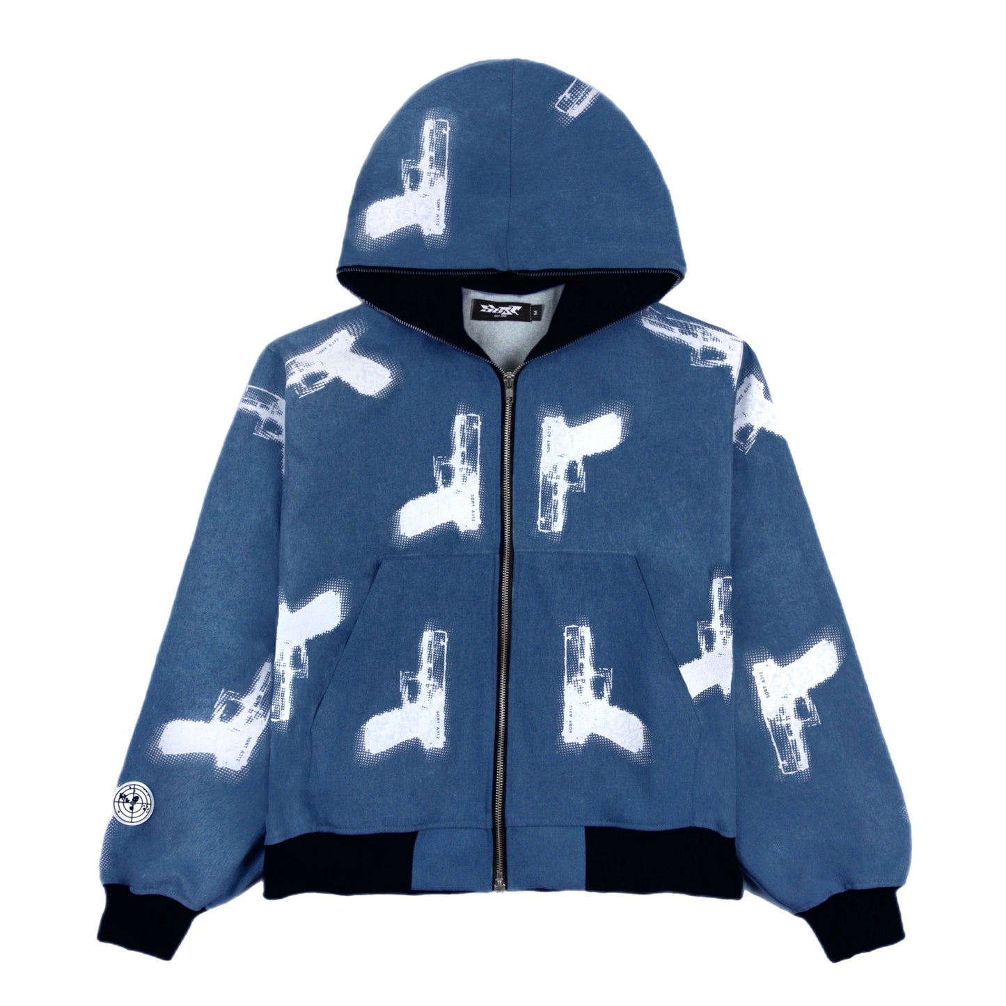 GLOCKS Full Zip Jacket Indigo