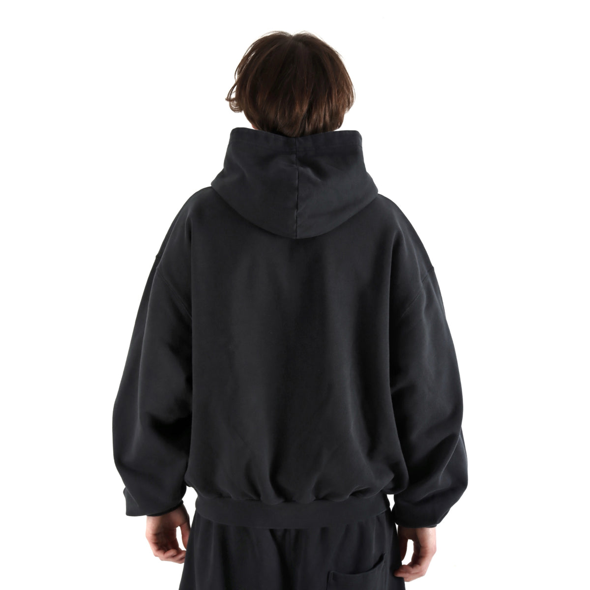 WARSAW Zip Hoodie Vintage Black