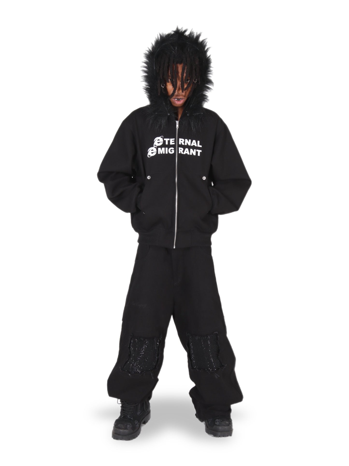Emigrant Zip Jacket Black