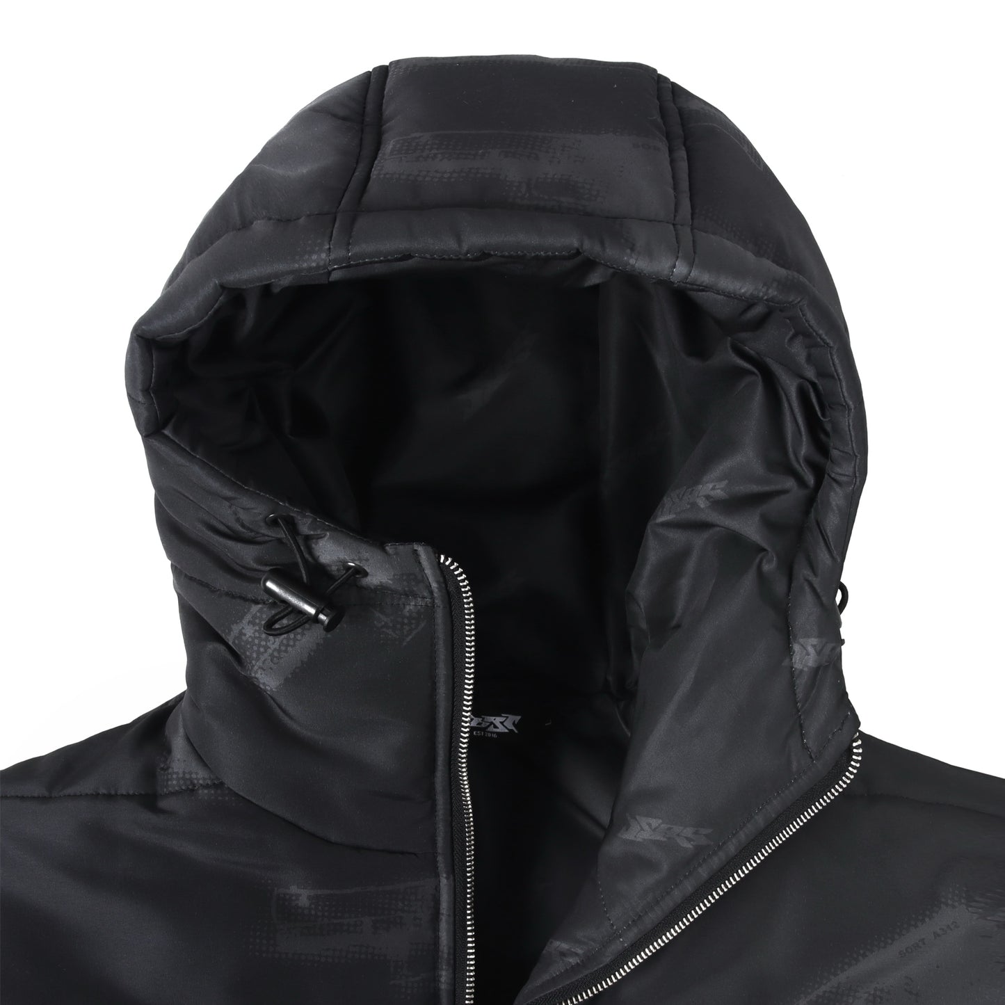 DARK GLOCKS Puffer Jacket Black