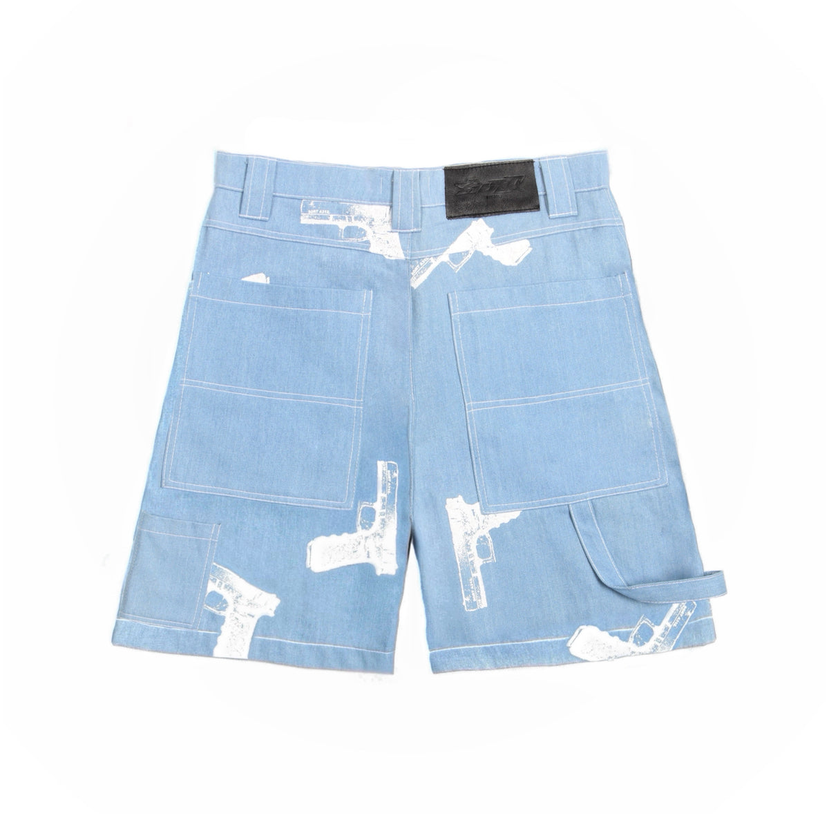 OG GLOCKS Shorts Light Blue