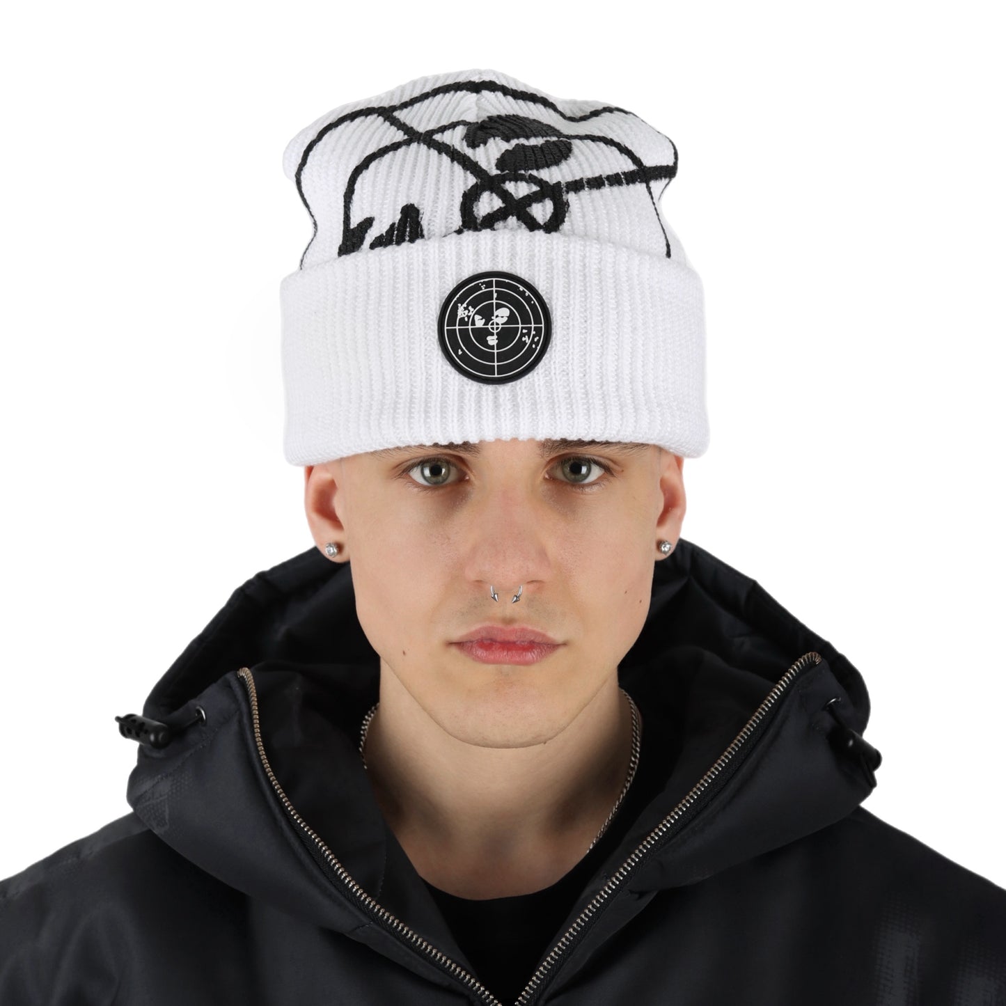 REAL TARGET Beanie White