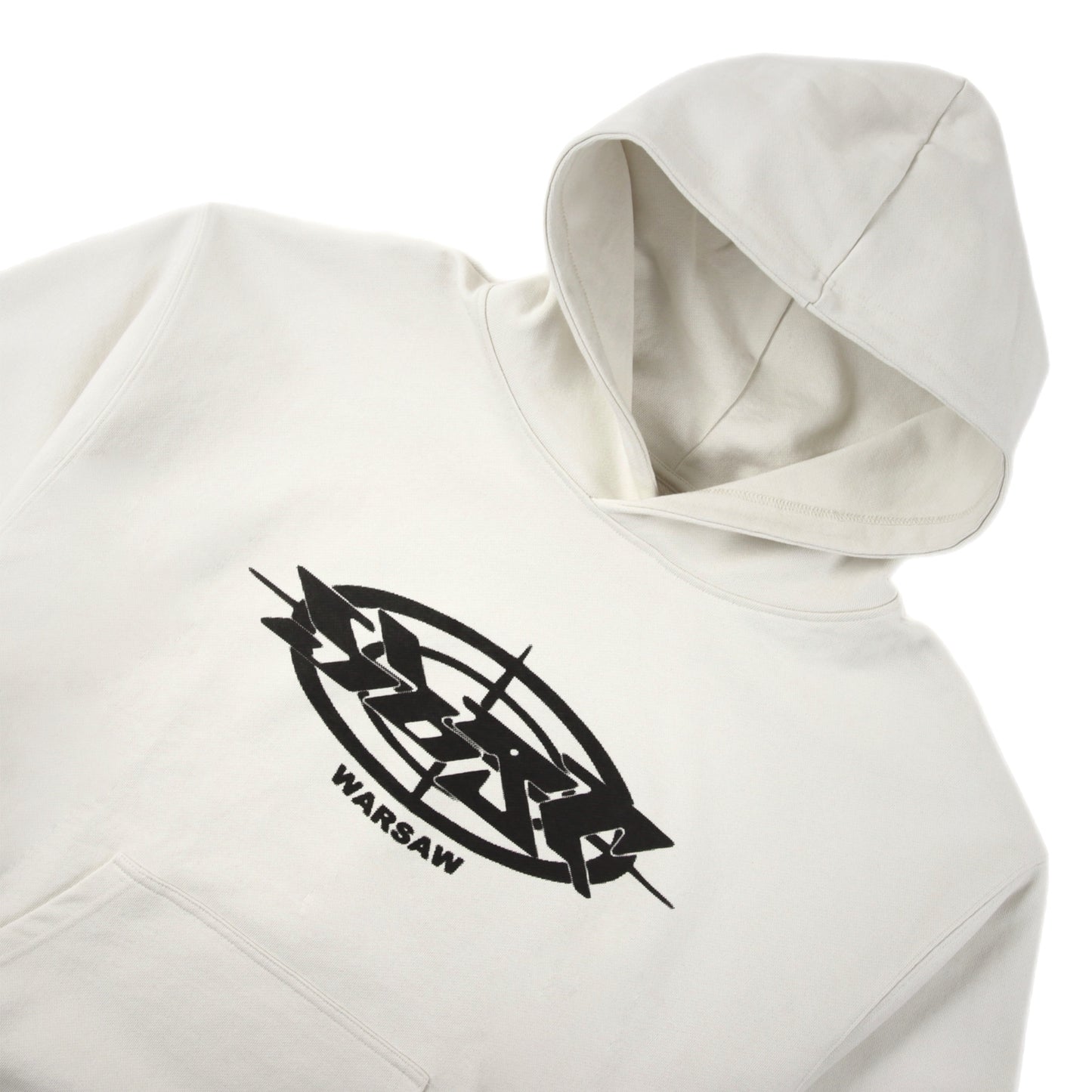WARSAW Hoodie Vintage White
