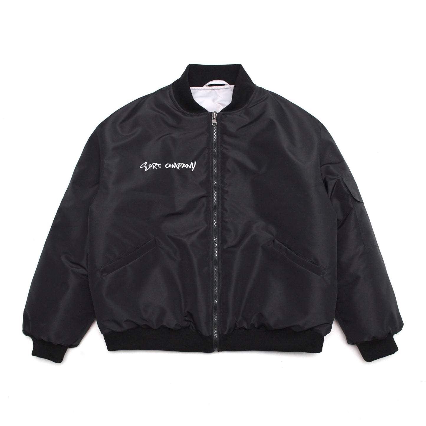 BIG T 2-sided Bomber Black/Light Gray