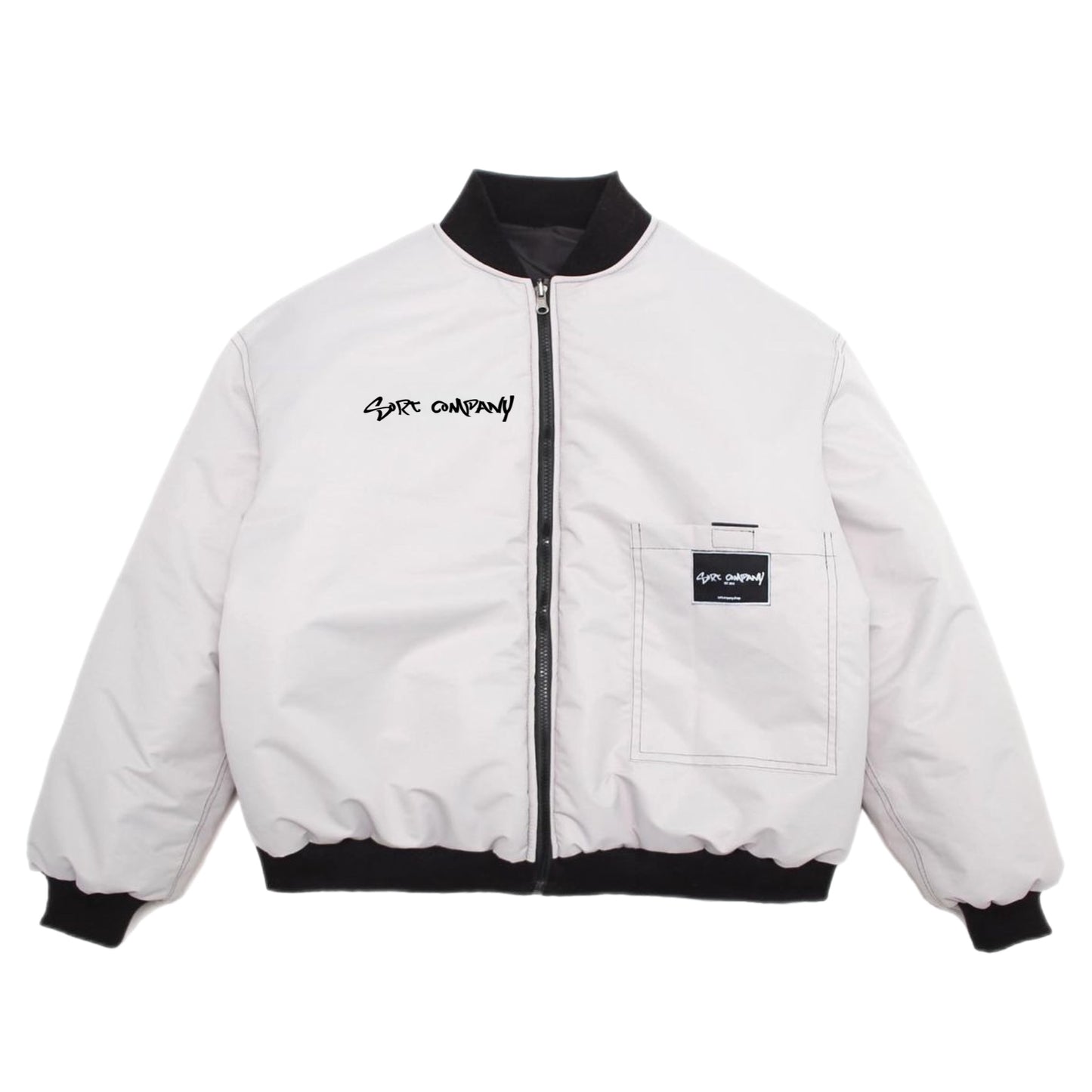 BIG T 2-sided Bomber Black/Light Gray