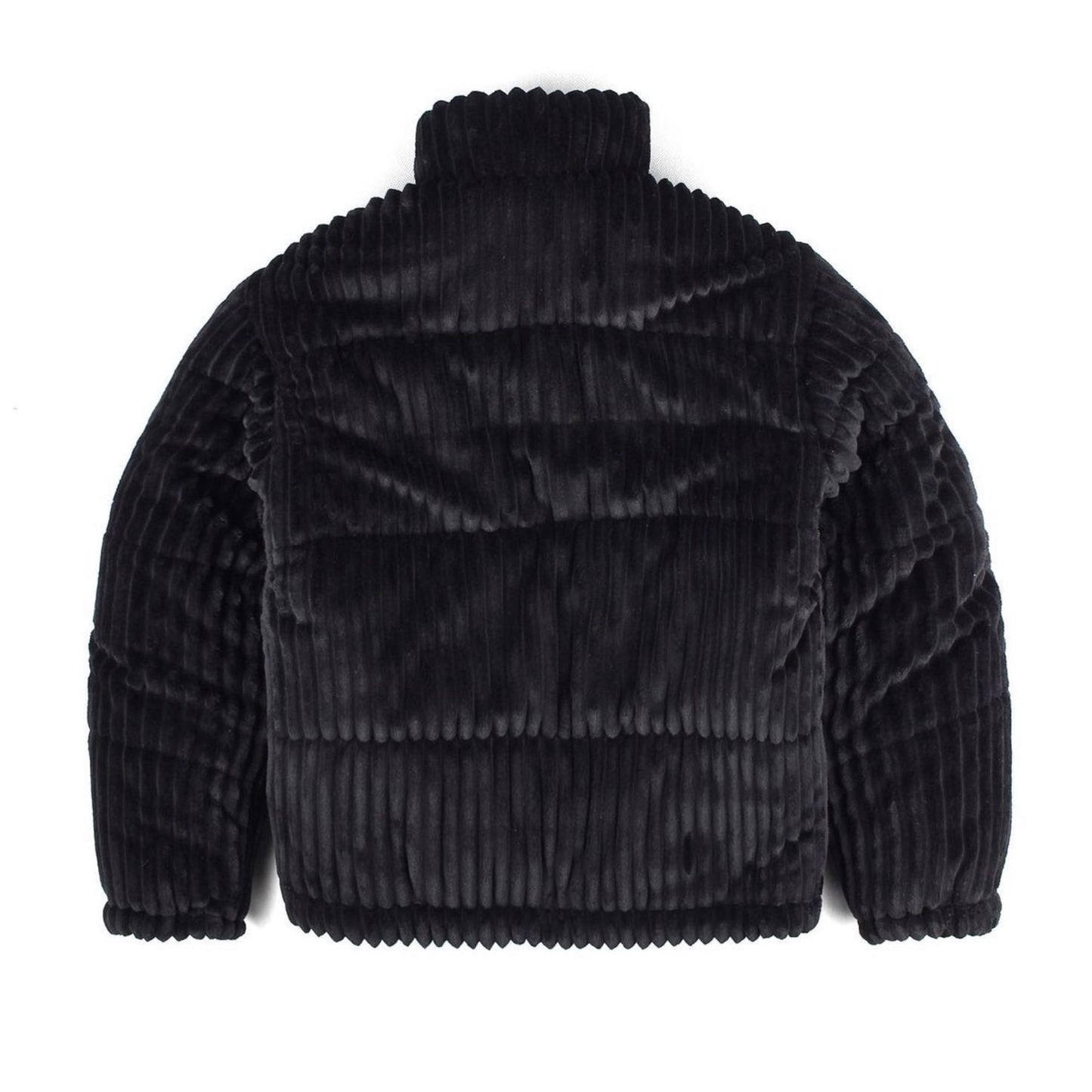 OG FLUFFY Plush Puffer Jacket Black