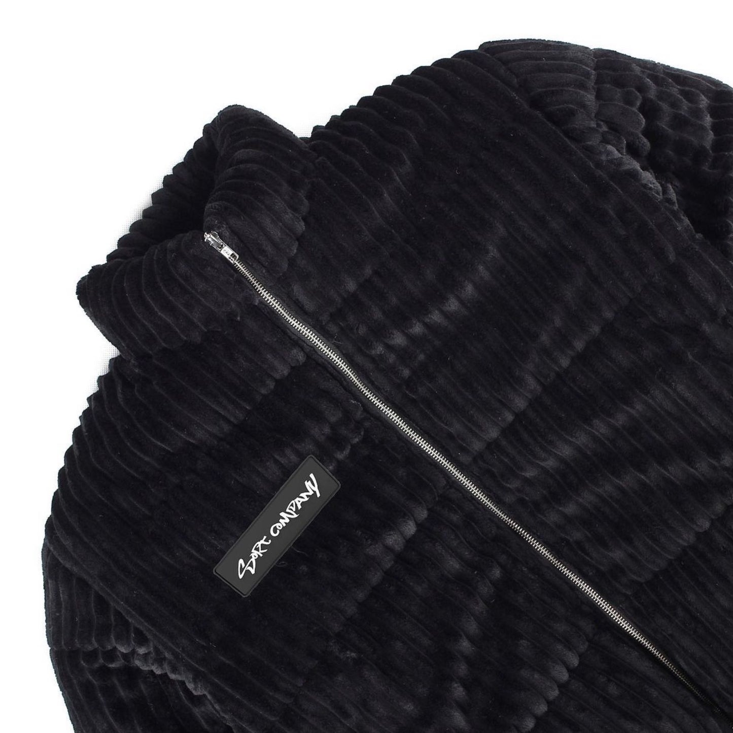 OG FLUFFY Plush Puffer Jacket Black