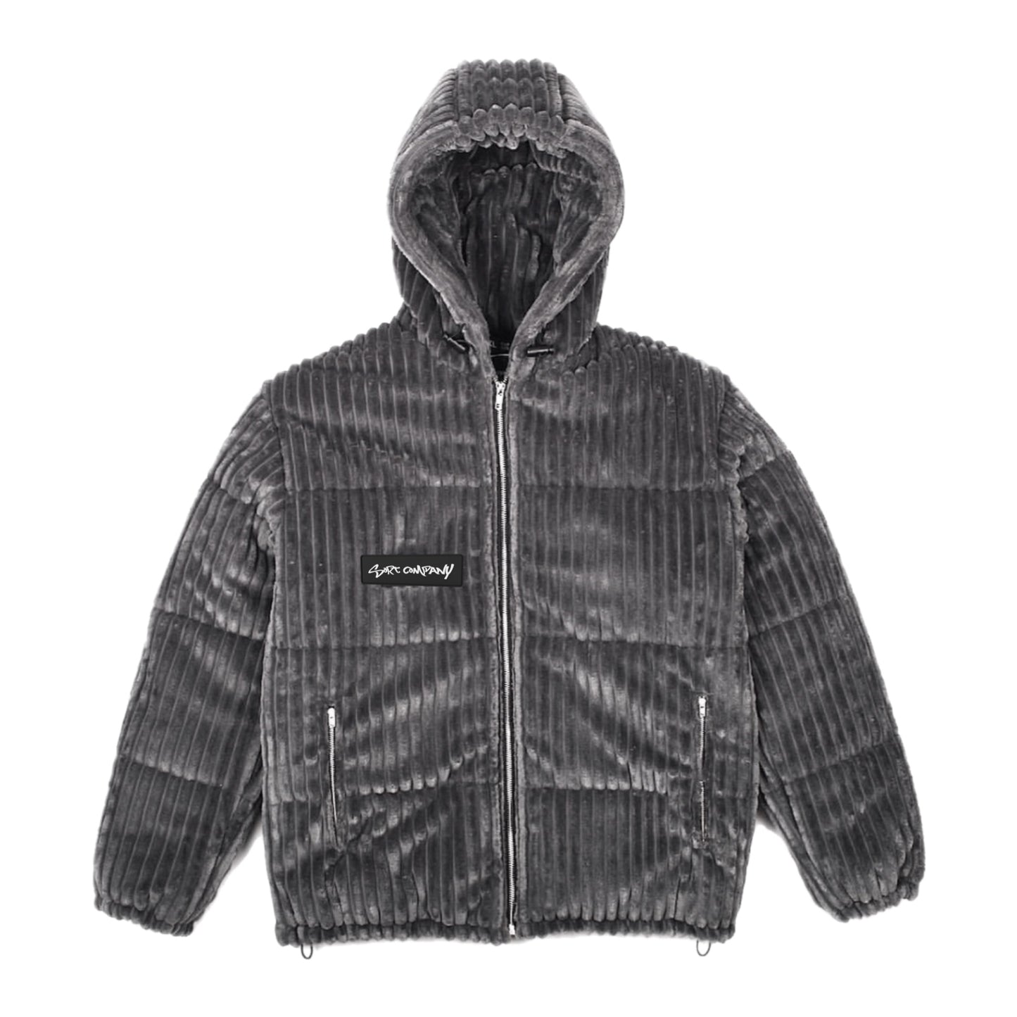 OG FLUFFY 2.0 Plush Puffer Jacket Gray
