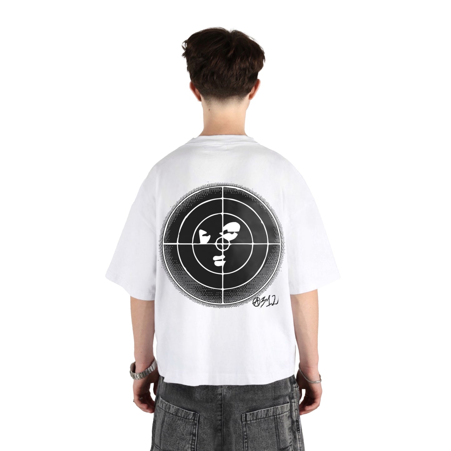 TARGET A312 Boxy Tee White