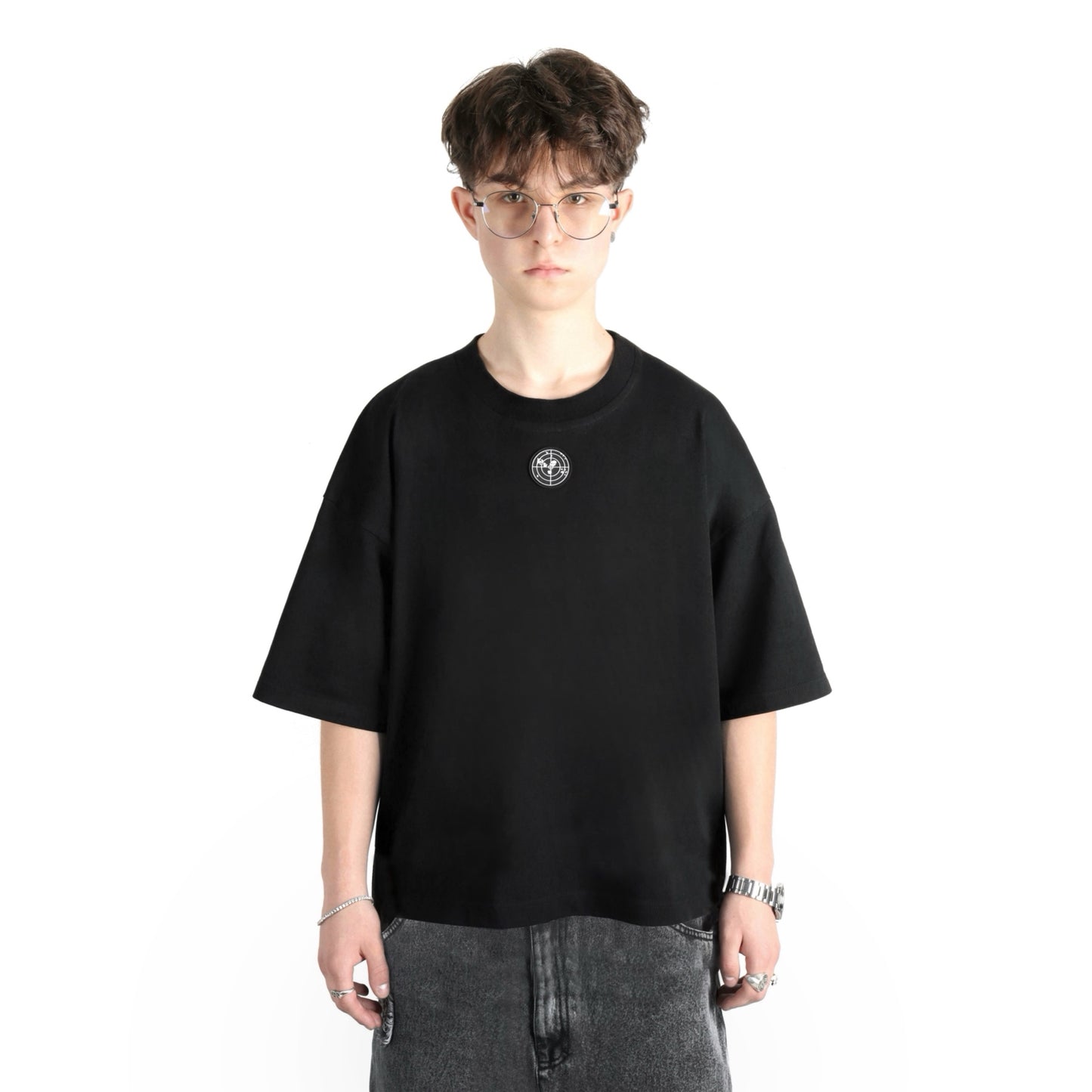 REAL TARGET Boxy Tee Black