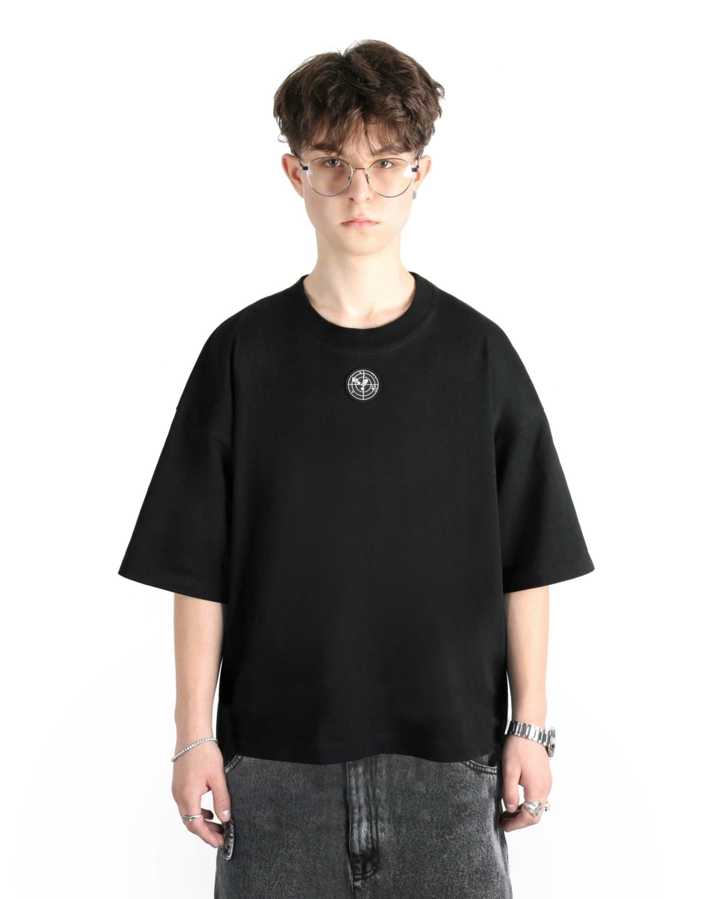 REAL TARGET Boxy Tee Black