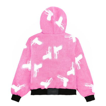 GLOCKS Full Zip Jacket Pink