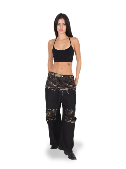 Camo Jeans Dark Gray
