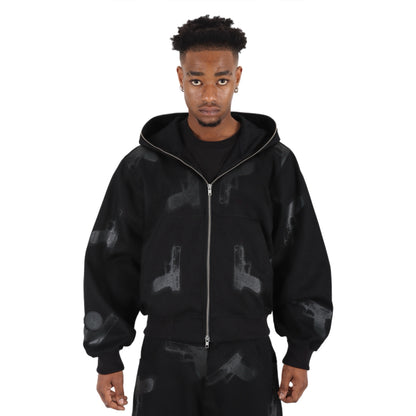 GLOCKS Full Zip Jacket Black