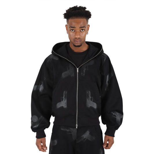 GLOCKS Full Zip Jacket Black