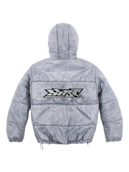 Scratch Puffer Jacket Gray