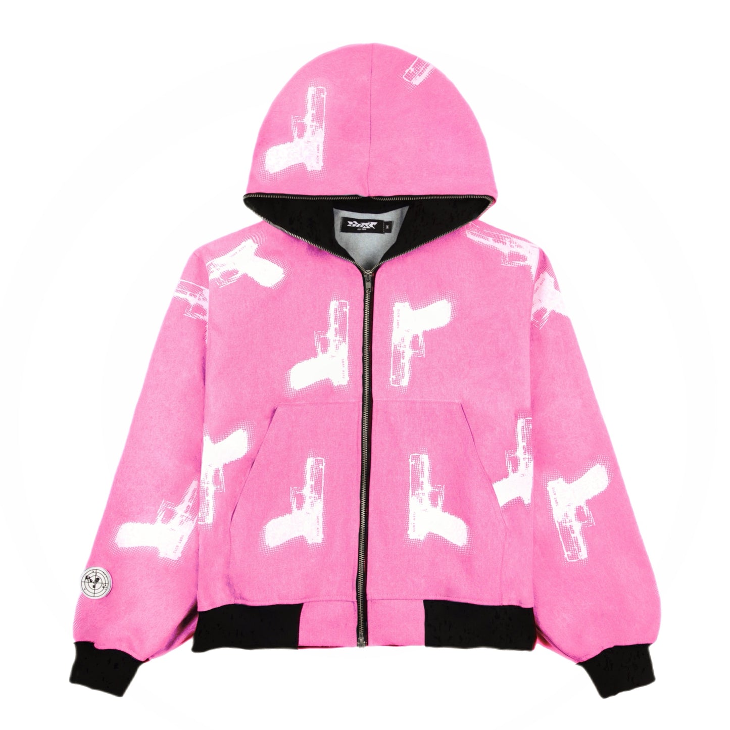 GLOCKS Full Zip Jacket Pink