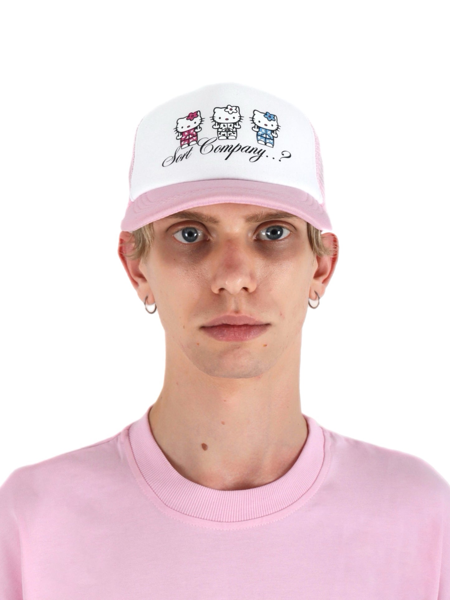 Kitties Trucker Cap Pink