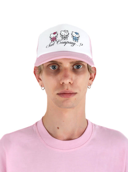 Kitties Trucker Cap Pink