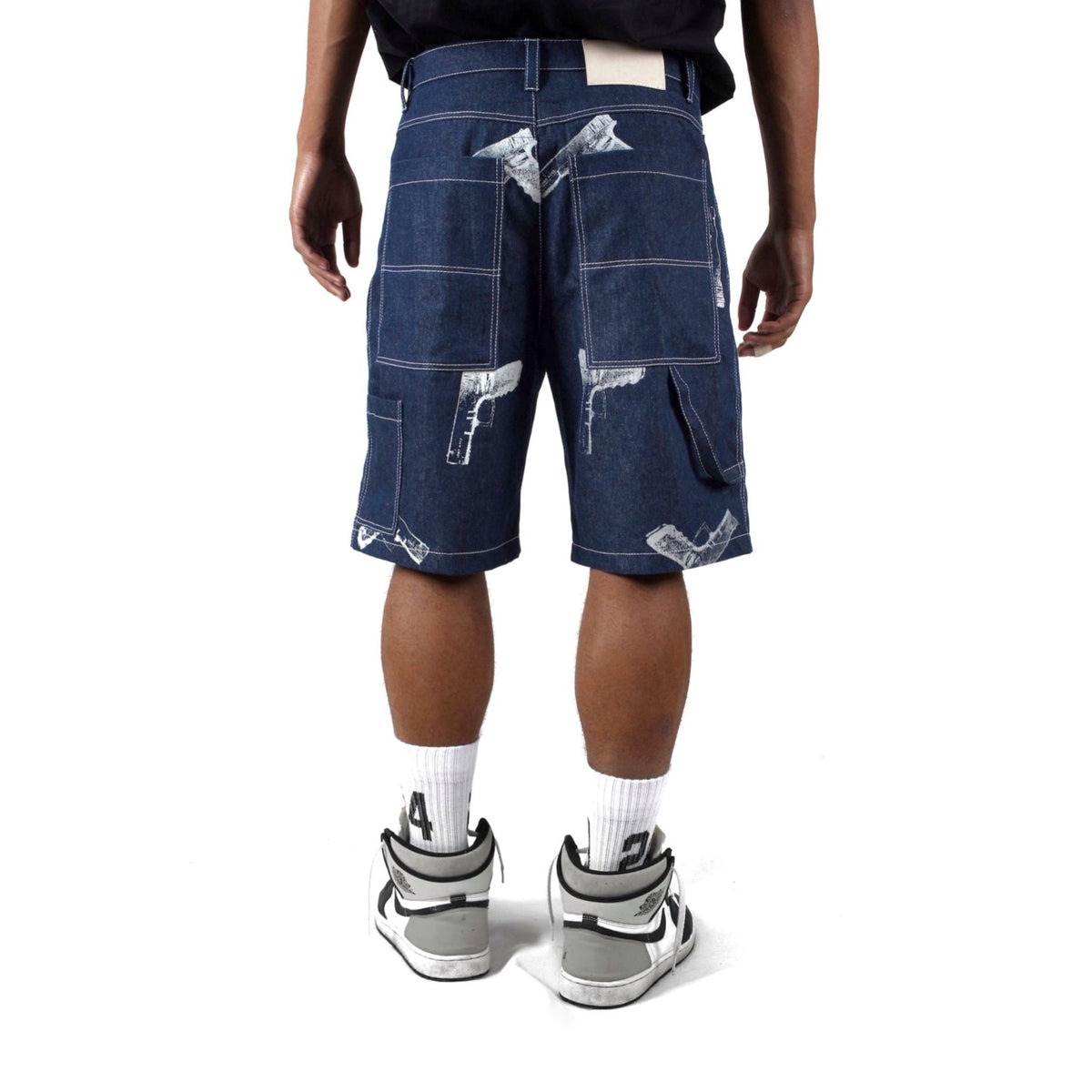OG GLOCKS Shorts Indigo