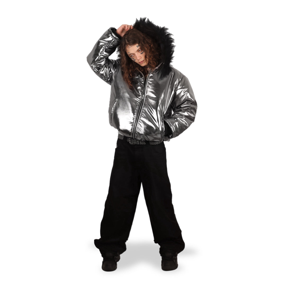 Chrome Puffer Jacket