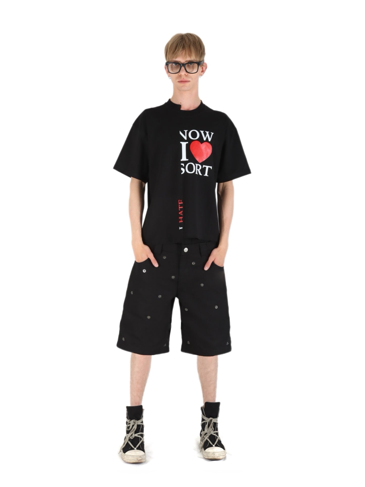 Metal Shorts Black