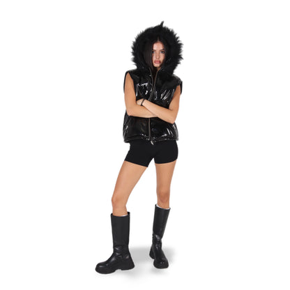 Phantom Puffer Vest Black