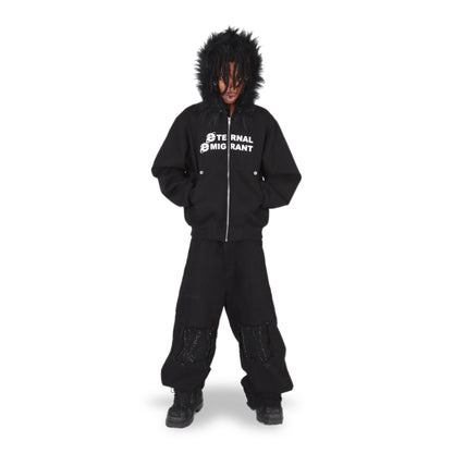 Emigrant Zip Jacket Black