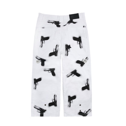 GLOCKS Jeans White