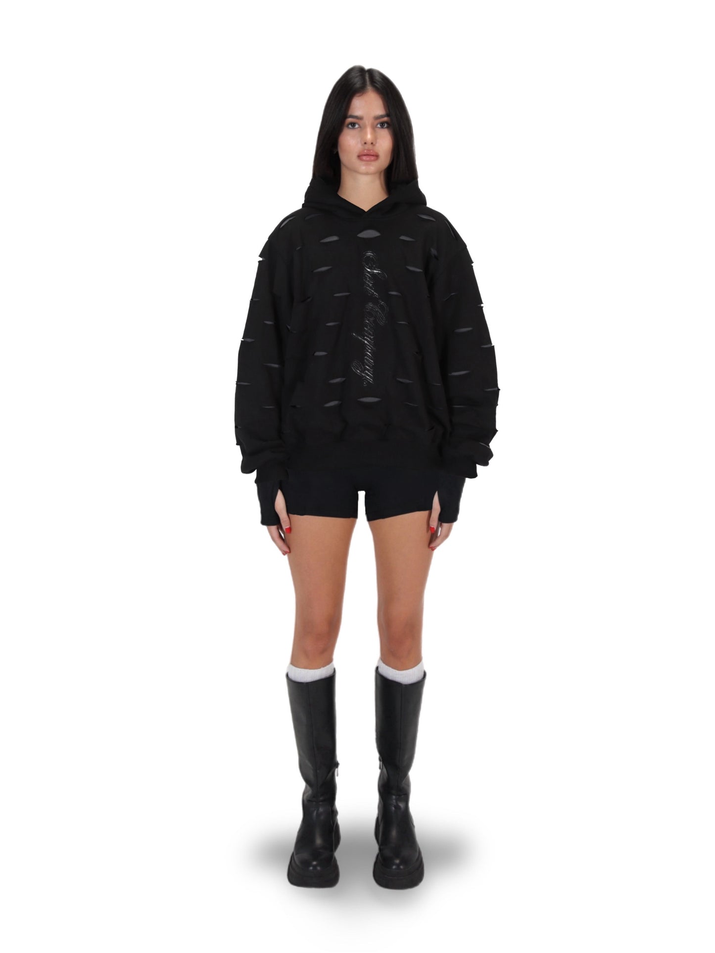 Slash Hoodie Black