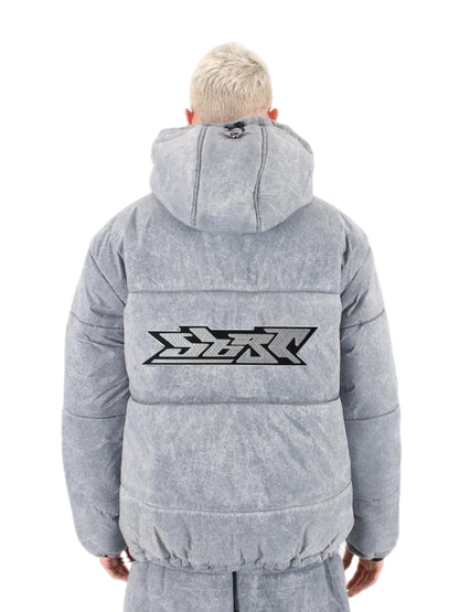 Scratch Puffer Jacket Gray