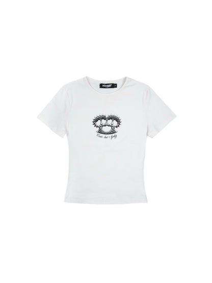 Cute Baby Tee White