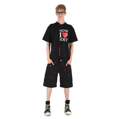 Metal Shorts Black