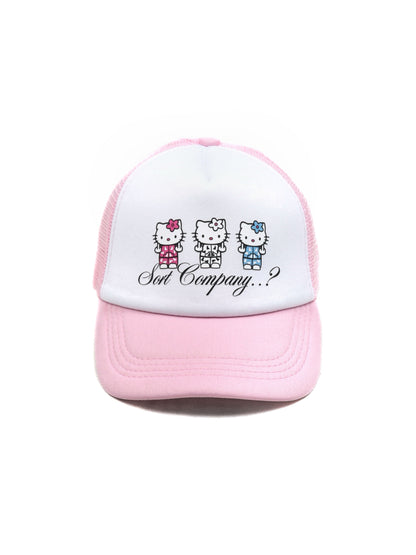 Kitties Trucker Cap Pink